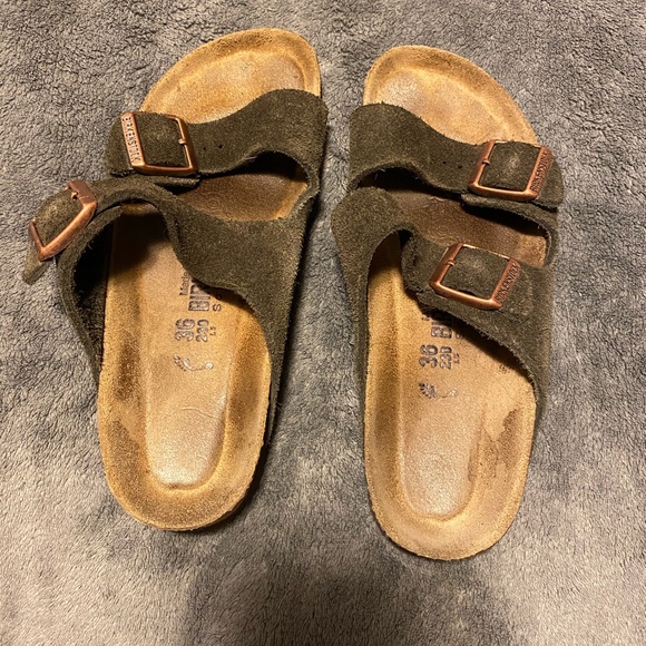 Birkenstock Shoes - Birkenstock Arizona suede leather color mocha